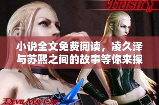 小说全文免费阅读，凌久泽与苏熙之间的故事等你来探索