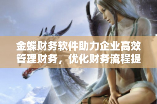 金蝶财务软件助力企业高效管理财务，优化财务流程提升决策能力