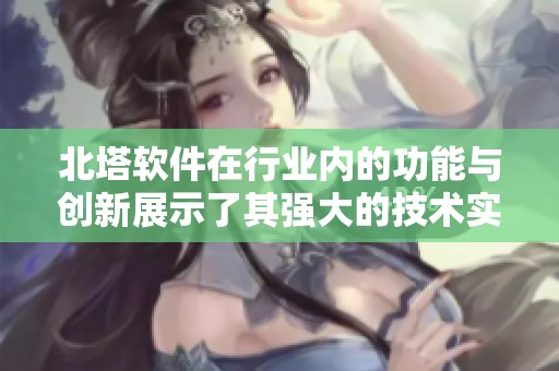 北塔软件在行业内的功能与创新展示了其强大的技术实力与市场前景