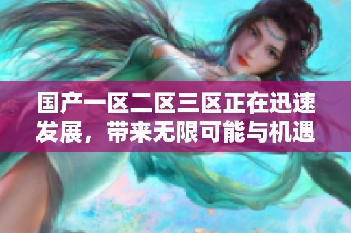 国产一区二区三区正在迅速发展，带来无限可能与机遇