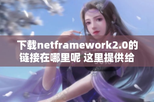 下载netframework2.0的链接在哪里呢 这里提供给你详细下载信息