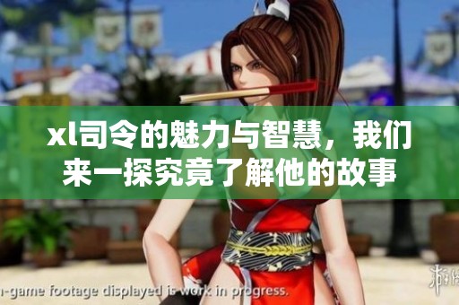 xl司令的魅力与智慧，我们来一探究竟了解他的故事