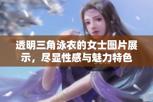 透明三角泳衣的女士图片展示，尽显性感与魅力特色
