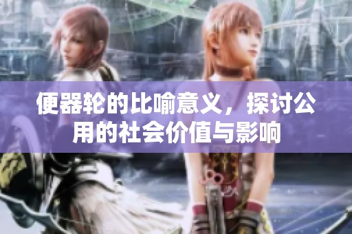便器轮的比喻意义，探讨公用的社会价值与影响