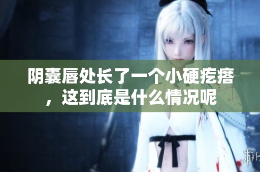 阴囊唇处长了一个小硬疙瘩，这到底是什么情况呢