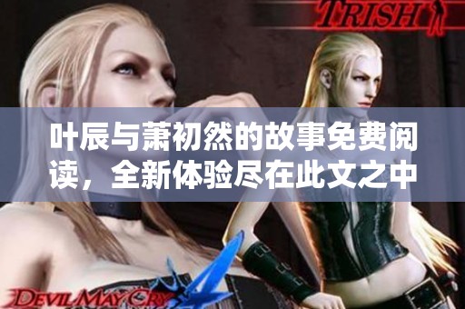叶辰与萧初然的故事免费阅读，全新体验尽在此文之中等你来揭晓