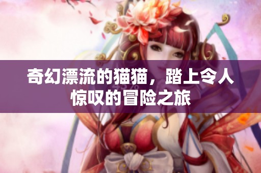 奇幻漂流的猫猫，踏上令人惊叹的冒险之旅