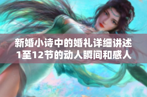 新婚小诗中的婚礼详细讲述1至12节的动人瞬间和感人故事