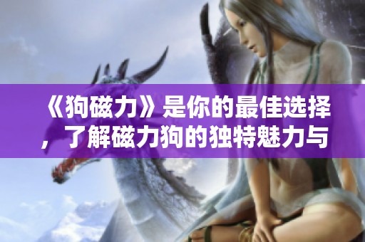 《狗磁力》是你的最佳选择，了解磁力狗的独特魅力与优势！