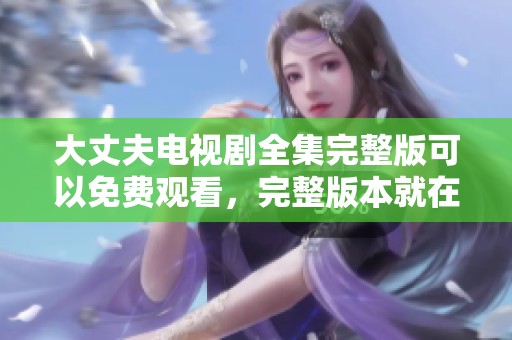 大丈夫电视剧全集完整版可以免费观看，完整版本就在这里轻松享受！
