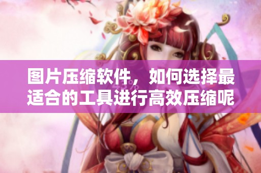图片压缩软件，如何选择最适合的工具进行高效压缩呢