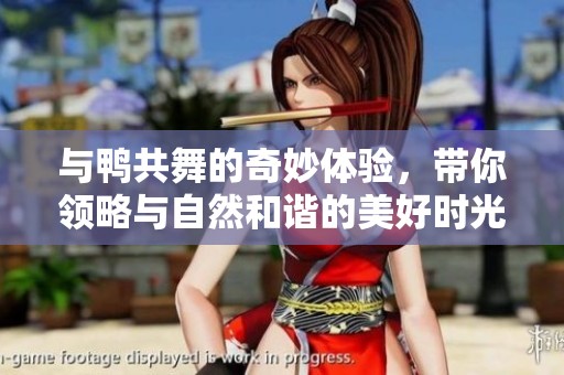 与鸭共舞的奇妙体验，带你领略与自然和谐的美好时光