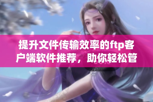 提升文件传输效率的ftp客户端软件推荐，助你轻松管理数据传输任务