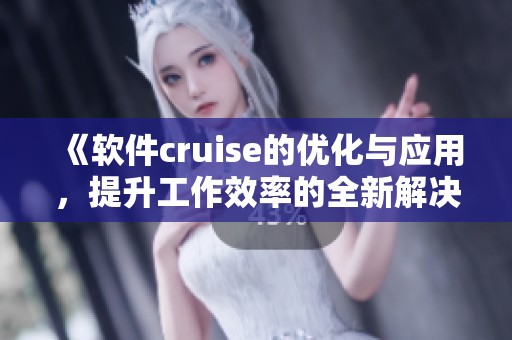 《软件cruise的优化与应用，提升工作效率的全新解决方案》