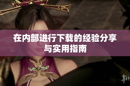 在内部进行下载的经验分享与实用指南