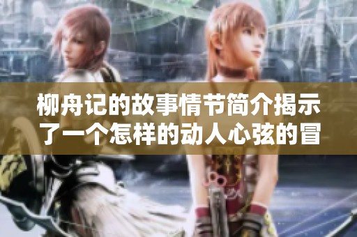 柳舟记的故事情节简介揭示了一个怎样的动人心弦的冒险旅程呢