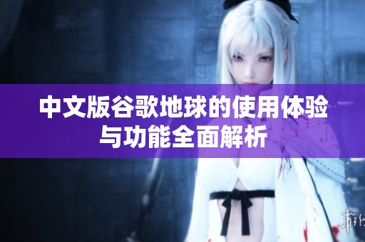 中文版谷歌地球的使用体验与功能全面解析