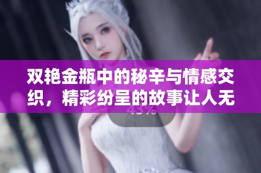 双艳金瓶中的秘辛与情感交织，精彩纷呈的故事让人无法忘怀