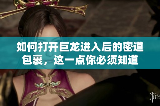如何打开巨龙进入后的密道包裹，这一点你必须知道