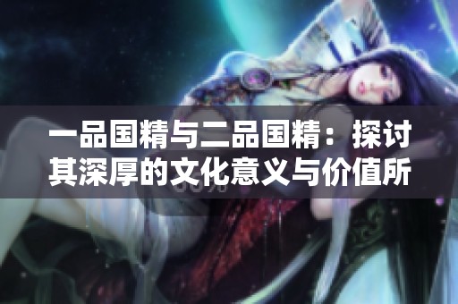 一品国精与二品国精：探讨其深厚的文化意义与价值所在
