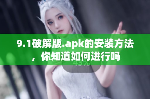 9.1破解版.apk的安装方法，你知道如何进行吗