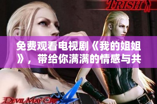 免费观看电视剧《我的姐姐》，带给你满满的情感与共鸣，多重视角解读。