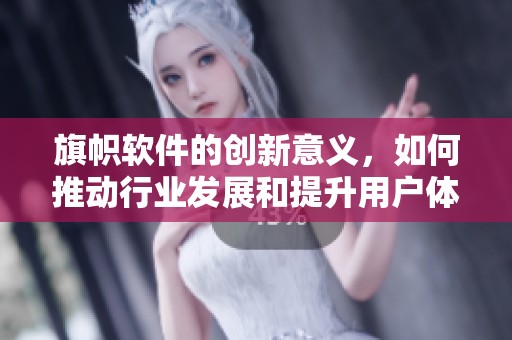 旗帜软件的创新意义，如何推动行业发展和提升用户体验
