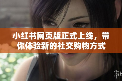 小红书网页版正式上线，带你体验新的社交购物方式