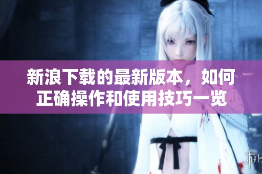 新浪下载的最新版本，如何正确操作和使用技巧一览