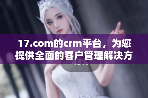 17.com的crm平台，为您提供全面的客户管理解决方案与服务
