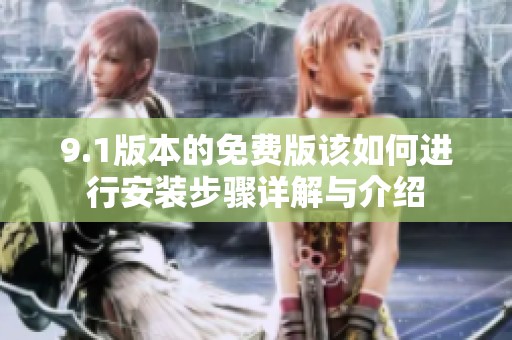 9.1版本的免费版该如何进行安装步骤详解与介绍