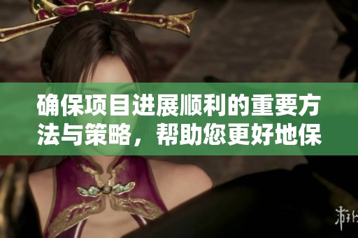 确保项目进展顺利的重要方法与策略，帮助您更好地保持在正轨上