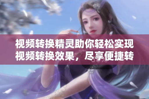 视频转换精灵助你轻松实现视频转换效果，尽享便捷转换体验！