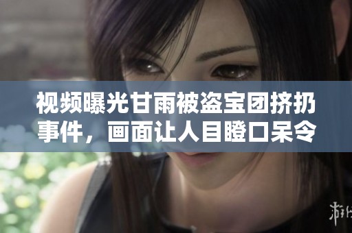 视频曝光甘雨被盗宝团挤扔事件，画面让人目瞪口呆令人震惊