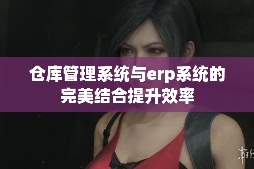 仓库管理系统与erp系统的完美结合提升效率