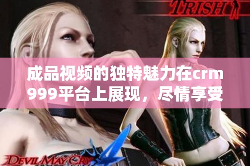 成品视频的独特魅力在crm999平台上展现，尽情享受创作的乐趣与体验