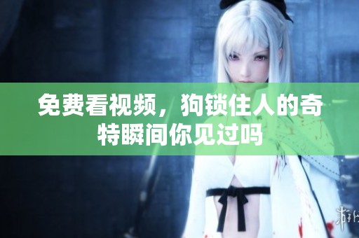 免费看视频，狗锁住人的奇特瞬间你见过吗