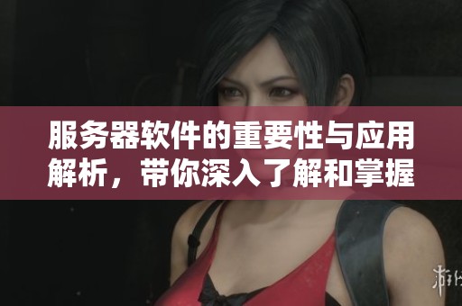 服务器软件的重要性与应用解析，带你深入了解和掌握其功能与优势