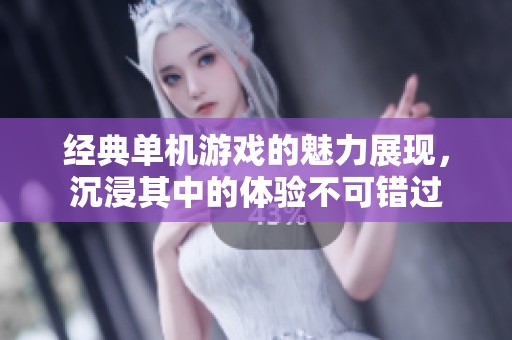 经典单机游戏的魅力展现，沉浸其中的体验不可错过