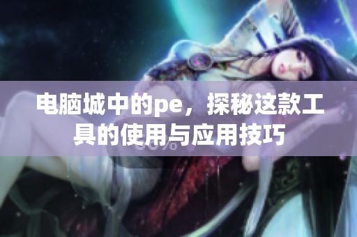 电脑城中的pe，探秘这款工具的使用与应用技巧