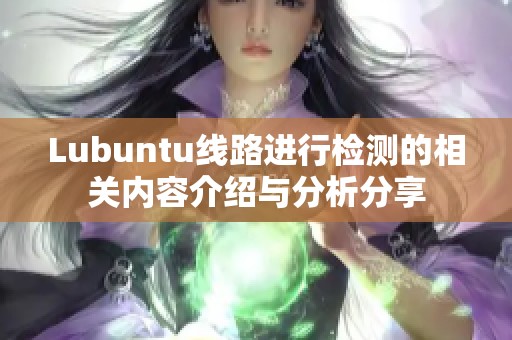 Lubuntu线路进行检测的相关内容介绍与分析分享