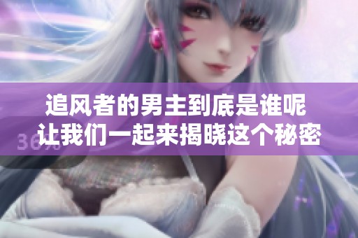 追风者的男主到底是谁呢 让我们一起来揭晓这个秘密吧