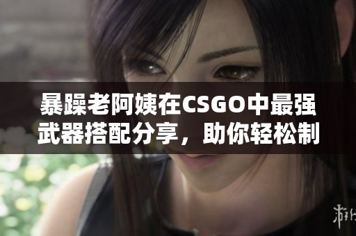 暴躁老阿姨在CSGO中最强武器搭配分享，助你轻松制胜！