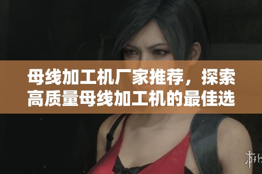 母线加工机厂家推荐，探索高质量母线加工机的最佳选择与服务