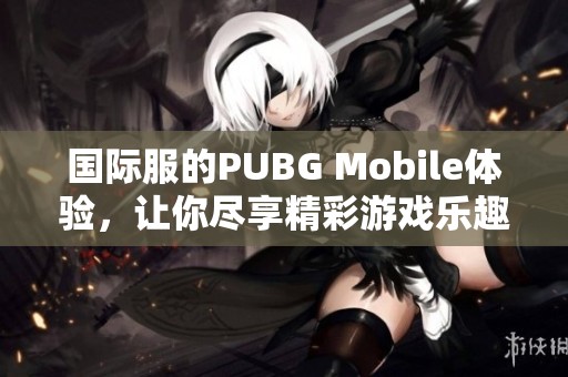 国际服的PUBG Mobile体验，让你尽享精彩游戏乐趣！