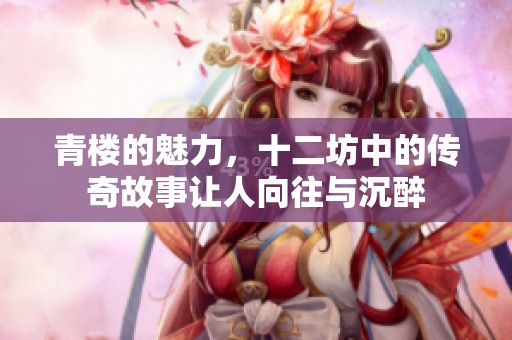 青楼的魅力，十二坊中的传奇故事让人向往与沉醉