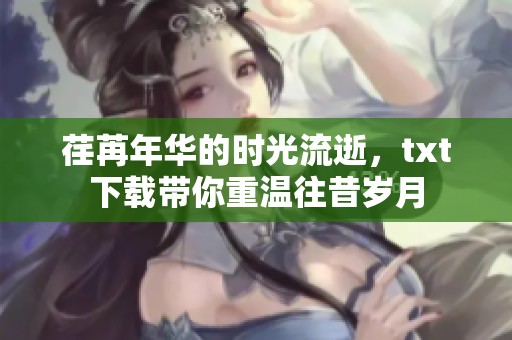 荏苒年华的时光流逝，txt下载带你重温往昔岁月