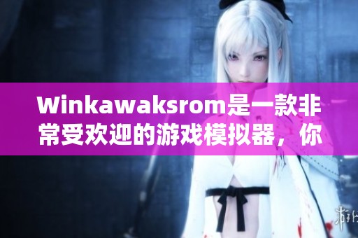 Winkawaksrom是一款非常受欢迎的游戏模拟器，你是否了解它的特点呢
