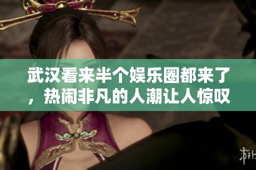 武汉看来半个娱乐圈都来了，热闹非凡的人潮让人惊叹。
