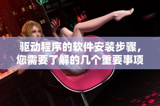 驱动程序的软件安装步骤，您需要了解的几个重要事项